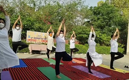 ਛੇਵਾਂ ਅੰਤਰਰਾਸ਼ਟਰੀ ਯੋਗ ਦਿਵਸ ਵੱਖਰੇ ਢੰਗਨਾਲ ਮਨਾਇਆ ਗਿਆ