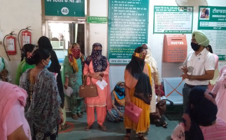 ਮਿਸ਼ਨ ਫਤਿਹ ਅਧੀਨ ਪੀ.ਪੀ. ਯੁੂਨਿਟ ਸਿਵਲ ਹਸਪਤਾਲ ਸ੍ਰੀ ਮੁਕਤਸਰ ਸਾਹਿਬ ਵਿਖੇ ਗਰਭਵਤੀ ਔਰਤਾਂ ਨੂੰ ਕੀਤਾ ਕੋਵਿਡ-19 ਸਬੰਧੀ ਜਾਗਰੂਕ