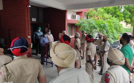 ਮਿਸ਼ਨ ਫਤਿਹ ਤਹਿਤ ਪੁਲਿਸ ਮੁਲਾਜਮਾਂ ਨੂੰ ਕੋਰੋਨਾ ਵਾਇਰਸ ਪ੍ਰਤੀ ਕੀਤਾ ਗਿਆ ਜਾਗਰੂਕ