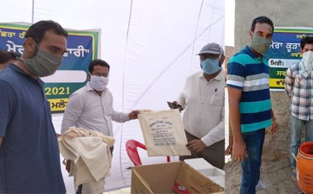 ਨਗਰ ਕੌਸਲ ਮਲੋਟ ਵਲੋਂ ਲੋਕਾਂ ਨੂੰ ਕੱਪੜੇ ਦੇ ਥੈਲੇ ਵਰਤਣ ਲਈ ਕੀਤਾ ਜਾ ਰਿਹਾ ਹੈ ਜਾਗਰੂਕ