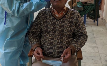 ਸਰਕਾਰੀ ਸੀਨੀਅਰ ਸੰਕੈਂਡਰੀ ਸਕੂਲ ਲੱਖੇਵਾਲੀ ਵਿਖੇ ਲਏ ਗਏ ਕੋਵਿਡ-19 ਦੇ ਸੈਂਪਲ