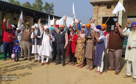 ਕਿਰਸਾਨੀ ਸੰਘਰਸ਼ ਦੀ ਹਿਮਾਇਤ ਲਈ ਗੁ. ਚਰਨ ਕਮਲ ਭੋਰਾ ਸਾਹਿਬ ਤੋਂ ਜੱਥਾ ਰਵਾਨਾ