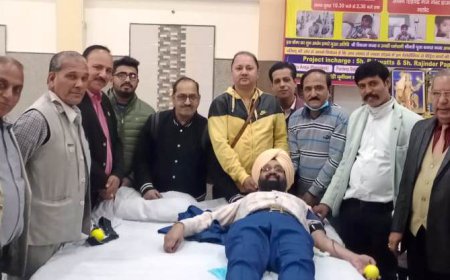 ਭਾਰਤ ਵਿਕਾਸ ਪ੍ਰੀਸ਼ਦ ਨੇ ਸ਼ਹੀਦੀ ਦਿਹਾੜੇ ਨੂੰ ਸਮਰਪਿਤ ਖੂਨਦਾਨ ਕੈਂਪ ਲਾਇਆ