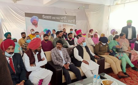 ਪੰਜਾਬ ਸਰਕਾਰ ਵਲੋਂ ਵੀਡੀਓ ਕਾਨਫਰੰਸਿੰਗ ਰਾਹੀਂ ਮਿਸ਼ਨ ਹਰ ਘਰ ਪਾਣੀ ਹਰ ਘਰ ਸਫਾਈ ਸਕੀਮ ਦੀ ਕੀਤੀ ਸ਼ੁਰੂਆਤ-- ਭੱਟੀ - ਲੋਕਾਂ ਨੂੰ ਮਿਲੇਗਾ ਸਰਕਾਰੀ ਸਹੂਲਤਾਂ ਦਾ ਲਾਭ