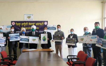 ਸੈਸ਼ਨਜ਼ ਜੱਜ ਵੱਲੋਂ ਨੈਸ਼ਨਲ ਵਾਟਰ ਮਿਸ਼ਨ ਤਹਿਤ ਮੀਂਹ ਦੇ ਪਾਣੀ ਨੂੰ ਇਕੱਠਾ ਕਰਨ ਸੰਬੰਧੀ ਪੋਸਟਰ ਜਾਰੀ