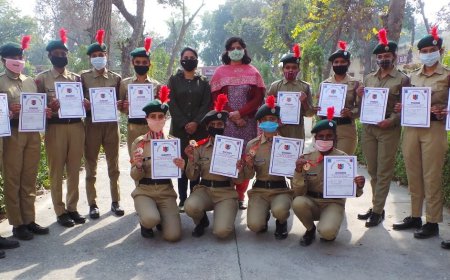 5 ਦਿਨਾਂ ਦੇ ਏ.ਟੀ.ਸੀ. ਕੈਂਪ ਵਿਚ ਡੀ.ਏ.ਵੀ. ਕਾਲਜ, ਮਲੋਟ ਦੇ ਐਨ.ਸੀ.ਸੀ. ਗਰਲਜ਼ ਕੈਡੇਟਸ  ਦੁਆਰਾ ਸ਼ਾਨਦਾਰ ਪ੍ਰਦਰਸ਼ਨ