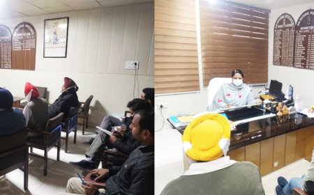 ਐੱਸ.ਡੀ.ਐਮ-ਕਮ-ਰਿਟਰਨਿੰਗ ਅਫਸਰ -086 ਵੱਲੋਂ ਰਾਜਨੀਤਿਕ ਪਾਰਟੀਆਂ, ਪ੍ਰਿੰਟਿੰਗ ਪ੍ਰੈੱਸ, ਰੈਸਟੋਰੈਂਟ, ਮੈਰਿਜ ਪੈਲੇਸ ਮਾਲਕਾਂ ਨਾਲ ਕੀਤੀ ਗਈ ਮੀਟਿੰਗ