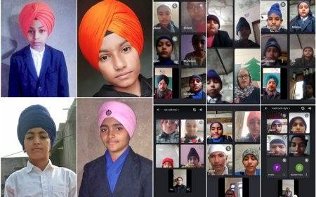 ਮਾਤਾ ਗੁਜਰੀ ਪਬਲਿਕ ਸਕੂਲ ਥੇਹੜੀ ਸਾਹਿਬ ਦੇ ਵਿਦਿਆਰਥੀਆਂ ਨੂੰ ਆਨਲਾਈਨ ਪੜ੍ਹਾਈ ਦੇ ਨਾਲ ਦਸਤਾਰਬੰਦੀ ਮੁਕਾਬਲਾ ਵੀ ਕਰਵਾਇਆ