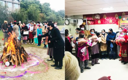 ਸ਼੍ਰੀ ਹਰਪ੍ਰੀਤ ਸਿੰਘ ਸੂਦਨ ਡਿਪਟੀ ਕਮਿਸ਼ਨਰ ਸ਼੍ਰੀ ਮੁਕਤਸਰ ਸਾਹਿਬ ਦੇ ਦਿਸ਼ਾ-ਨਿਰਦੇਸ਼ ਅਨੁਸਾਰ ਗੁਰੂ ਨਾਨਕ ਕਾਲਜ ਮੁਕਤਸਰ ਵਿਖੇ 51 ਨਵ ਜੰਮੀਆਂ ਬੱਚੀਆਂ ਦੀ ਮਨ੍ਹਾਈ ਲੋਹੜੀ