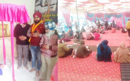 ਬੱਸ ਸਟੈਂਡ ਮਲੋਟ ਵਿਖੇ ਹਰ ਸਾਲ ਦੀ ਤਰ੍ਹਾਂ ਇਸ ਵਾਰ ਵੀ ਕਰਵਾਇਆ ਗਿਆ ਸ਼੍ਰੀ ਸੁਖਮਨੀ ਸਾਹਿਬ ਜੀ ਦਾ ਪਾਠ