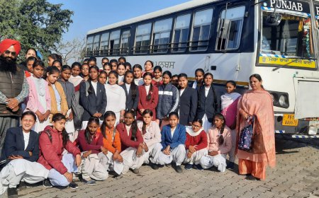 ਸਰਕਾਰੀ ਸੀਨੀਅਰ ਸੈਕੰਡਰੀ ਸਕੂਲ (ਲੜਕੀਆਂ) ਤਹਿ. ਰੋਡ ਮਲੋਟ ਦੀਆਂ ਵਿਦਿਆਰਥਣਾਂ ਦਾ ਇੱਕ ਦਿਨਾਂ ਵਿੱਦਿਅਕ ਟੂਰ ਹੋਇਆ ਰਵਾਨਾ