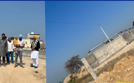 ਪੁੱਲ ਬਣਾਉਣ ਤੋਂ ਬਾਅਦ ਆਸੇ-ਪਾਸੇ ਘਾਟੀਆਂ ਨਾ ਬਣਾਉਣ ਦੇ ਕਾਰਨ ਪਿੰਡ ਵਾਸੀ ਪਰੇਸ਼ਾਨ