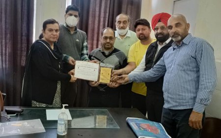 116 ਵਾਰ ਖੂਨਦਾਨ ਕਰਨ ਦੌਰਾਨ ਐਵਾਰਡ ਆਫ ਐਕਸੀਲੈਂਸ ਨਾਲ ਕੀਤਾ ਗਿਆ ਸਨਮਾਨਿਤ