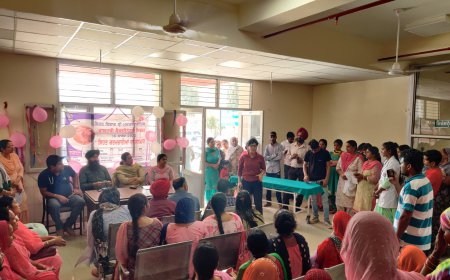 ਸਿਵਲ ਹਸਪਤਾਲ ਮਲੋਟ ਵਿਖੇ ਮਨਾਇਆ ਗਿਆ ਅਜ਼ਾਦੀ ਦਾ ਅੰਮ੍ਰਿਤ ਮਹਾਂਉਤਸਵ