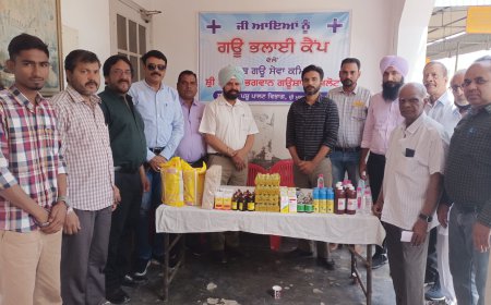 ਮਲੋਟ ਵਿਖੇ ਲਗਾਇਆ ਗਿਆ ਗਊ ਭਲਾਈ ਕੈਂਪ