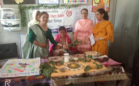 ਜਿਲ੍ਹਾ ਪ੍ਰੋਗਰਾਮ ਸੁਰੱਖਿਆ ਅਫਸਰ ਦੇ ਨਿਰਦੇਸ਼ਾਂ ਤਹਿਤ ਪਿੰਡ ਕੋਲਿਆਵਾਲੀ ਵਿਖੇ ਮਨਾਇਆ ਗਿਆ ਪੋਸ਼ਣ ਪਖਵਾੜਾ