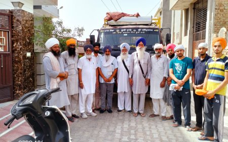 ਮਲੋਟ ਦੀਆਂ ਸੰਗਤਾਂ ਵੱਲੋਂ ਤਖ਼ਤ ਸ਼੍ਰੀ ਪਟਨਾ ਸਾਹਿਬ ਲਈ ਕਣਕ ਦਾ ਟਰੱਕ ਕੀਤਾ ਰਵਾਨਾ