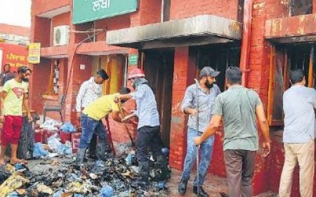 ਕਮਿਊਨਿਟੀ ਹੈਲਥ ਸੈਂਟਰ ਵਿਖੇ ਦਵਾਈਆਂ ਵਾਲੇ ਸਟੋਰ ਨੂੰ ਅਚਾਨਕ ਲੱਗੀ ਅੱਗ