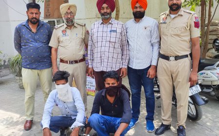 50 ਗ੍ਰਾਮ ਹੈਰੋਇਨ ਸਮੇਤ 2 ਦੋਸ਼ੀਆਂ ਨੂੰ ਕੀਤਾ ਕਾਬੂ