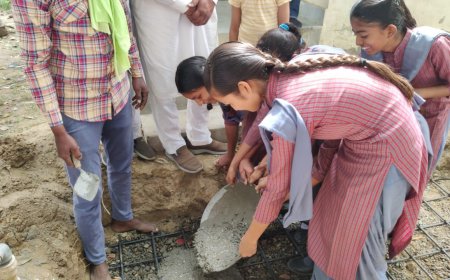 ਸਰਕਾਰੀ ਕੰਨਿਆ ਸੀਨੀਅਰ ਸੈਕੰਡਰੀ ਸਮਾਰਟ ਸਕੂਲ ਅਬੁੱਲ ਖੁਰਾਣਾ ਵਿਖੇ ਕਮਰਿਆਂ ਦੀ ਉਸਾਰੀ ਲਈ ਨੀਂਹ ਪੱਥਰ ਰੱਖਿਆ