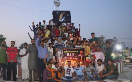 ਸਿੱਧੂ ਮੂਸੇਵਾਲਾ ਅਮਰ ਰਹੇ ਨਾਲ ਗੂੰਜਿਆ ਮਲੋਟ