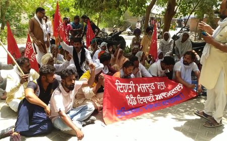 ਦਿਹਾਤੀ ਮਜ਼ਦੂਰ ਸਭਾ ਨੇ ਉੱਪ ਮੰਡਲ ਮੈਜਿਸਟ੍ਰੇਟ ਨੂੰ ਸੌਂਪਿਆ ਮੰਗ ਪੱਤਰ