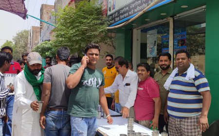 ਐਡਵਰਡਗੰਜ ਗੈਸਟ ਹਾਊਸ ਦੇ ਨਜ਼ਦੀਕ ਦੁਕਾਨਦਾਰਾਂ ਨੇ ਲਗਾਈ ਛਬੀਲ