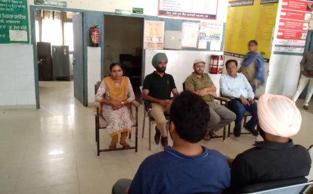 ਸੀ.ਐੱਚ.ਸੀ ਆਲਮਵਾਲਾ ਮਾਈਗ੍ਰੇਟਰੀ ਪਲਸ ਪੋਲੀਓ ਦੀ ਸਾਰੇ ਟੀਮ ਮੈਂਬਰ ਨੂੰ ਕਰਵਾਈ ਗਈ ਟ੍ਰੇਨਿੰਗ