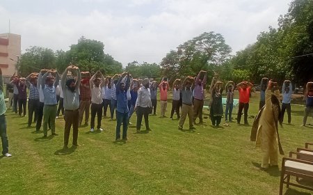 ਜ਼ਿਲ੍ਹਾ ਪੱਧਰੀ ਕੰਪਲੈਕਸ ਵਿੱਚ ਮਨਾਇਆ ਗਿਆ 8ਵਾਂ ਅੰਤਰਰਾਸ਼ਟਰੀ ਯੋਗ ਦਿਵਸ