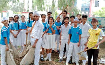 ਜੀ.ਐੱਨ.ਡੀ ਪਬਲਿਕ ਸਕੂਲ ਛਾਪਿਆਂਵਾਲੀ ਵਿਖੇ ਲਾਇਆ ਗਿਆ ਸਫਾਈ ਅਭਿਆਨ