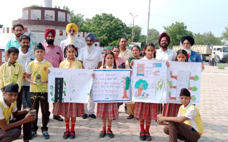 ਜੀ.ਐੱਨ.ਡੀ ਪਬਲਿਕ ਸਕੂਲ ਛਾਪਿਆਂਵਾਲੀ ਵੱਲੋਂ 'ਕਰਜ਼ ਉਤਾਰੋ' ਮੁਹਿੰਮ ਦਾ ਆਗਾਜ਼