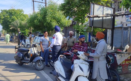 ਟ੍ਰੈਫ਼ਿਕ ਪੁਲਿਸ ਮਲੋਟ ਨੇ ਨਿਯਮਾਂ ਦੀ ਉਲੰਘਣਾ ਕਰਨ ਵਾਲਿਆਂ ਖਿਲਾਫ਼ ਕੀਤੀ ਸਖ਼ਤ ਕਾਰਵਾਈ