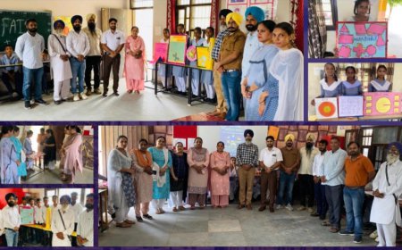 ਸਰਕਾਰੀ ਹਾਈ ਸਕੂਲ ਦਿਉਣ ਖੇੜਾ ਵਿਖੇ ਲਗਾਇਆ ਗਿਆ ਗਣਿਤ ਮੇਲਾ