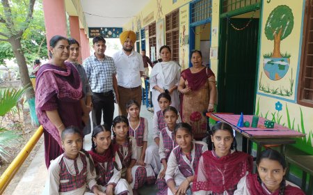 ਸਰਕਾਰੀ ਸੀਨੀਅਰ ਸੈਕੰਡਰੀ ਸਕੂਲ ਪਿੰਡ ਮਲੋਟ ਵਿਖੇ ਲਗਾਇਆ ਗਿਆ ਗਣਿਤ ਮੇਲਾ