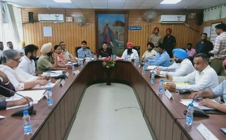 ਕੈਬਨਿਟ ਮੰਤਰੀ ਸ਼੍ਰੀ ਅਮਨ ਅਰੋੜਾ ਨੇ ਜਿ਼ਲ੍ਹੇ ਵਿੱਚ ਚੱਲ ਰਹੇ ਵਿਕਾਸ ਕੰਮਾਂ ਦਾ ਲਿਆ ਜਾਇਜਾ