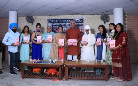 ਸਾਹਿਤਕਦੀਪ ਵੈਲਫੇਅਰ ਸੁਸਾਇਟੀ ਅਤੇ ਪੰਜਾਬੀ ਲੇਖਕ ਕਲਾਕਾਰ ਸੁਸਾਇਟੀ  ਵੱਲੋਂ "ਸੰਦਲੀ ਵਰਕੇ"ਪੁਸਤਕ ਦੀ ਕੀਤੀ ਘੁੰਡ ਚੁਕਾਈ