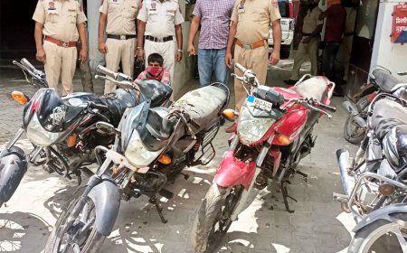 ਸ਼੍ਰੀ ਮੁਕਤਸਰ ਸਾਹਿਬ ਪੁਲਿਸ ਨੇ ਅੰਤਰਰਾਜੀ ਮੋਟਰਸਾਇਕਲ ਚੋਰੀ ਕਰਨ ਵਾਲੇ ਇੱਕ ਵਿਅਕਤੀ ਨੂੰ 10 ਚੋਰੀ ਦੇ ਮੋਟਰਸਾਇਕਲਾਂ ਸਮੇਤ ਕੀਤਾ ਕਾਬੂ