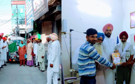 ਲੋੜਵੰਦ ਬਜ਼ੁਰਗਾਂ ਦੇ ਮੁਫ਼ਤ ਆਪ੍ਰੇਸ਼ਨਾਂ ਲਈ ਡਾ .ਗਿੱਲ ਅਤੇ ਨਗਰ ਕੌਂਸਲ ਪ੍ਰਧਾਨ ਸ਼ੁੱਭਦੀਪ ਸਿੰਘ ਬਿੱਟੂ ਨੇ ਐਬੂਲੈਂਸ ਨੂੰ ਹਰੀ ਝੰਡੀ ਦੇ ਕੇ ਕੀਤਾ ਰਵਾਨਾ
