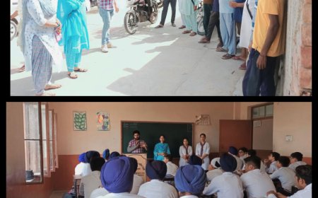 ਐੱਚ.ਡਬਲਿਊ.ਸੀ ਪੱਕੀ ਟਿੱਬੀ ਦੇ ਸਟਾਫ਼ ਨੇ ਪਿੰਡ ਵਾਸੀਆਂ ਅਤੇ ਸੰਤ ਬਾਬਾ ਈਸ਼ਰ ਸਿੰਘ ਸਕੂਲ ਕੱਟਿਆਂਵਾਲੀ ਵਿਖੇ ਅੱਖਾਂ ਦਾਨ ਪੰਦਰਵਾੜੇ ਤਹਿਤ ਕੀਤਾ ਜਾਗਰੂਕ