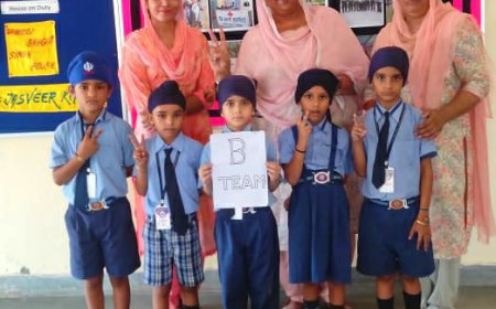 ਮਾਤਾ ਗੁਜਰੀ ਪਬਲਿਕ ਸਕੂਲ ਥੇਹੜੀ ਸਾਹਿਬ ਵੱਲੋਂ ਸ਼੍ਰੀ ਗੁਰੂ ਗ੍ਰੰਥ ਸਾਹਿਬ ਦੇ ਸੰਪੂਰਨਤਾ ਦਿਵਸ ਨੂੰ ਸਮਰਪਿਤ ਕਰਵਾਇਆ ਗਿਆ 'ਧਾਰਮਿਕ ਕੁਇਜ਼ ਮੁਕਾਬਲਾ'