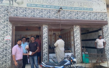 ਸਿਹਤ ਵਿਭਾਗ ਟੀਮ ਵੱਲੋਂ ਫਲਾਂ, ਸਬਜੀਆਂ ਅਤੇ ਮੀਟ ਦੀਆਂ ਦੁਕਾਨਾਂ ਤੋਂ ਲਏ ਗਏ ਸੈਂਪਲ