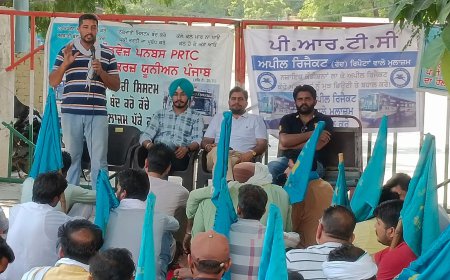 ਪੰਜਾਬ ਰੋਡਵੇਜ਼, ਪਨਬੱਸ, ਪੀ.ਆਰ.ਟੀ.ਸੀ ਕੰਟਰੈਕਟ ਵਰਕਰਜ਼ ਯੂਨੀਅਨ ਨੇ ਕੀਤੀ ਗੇਟ ਰੈਲੀ