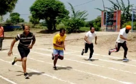 ਚਰਨਜੀਤ ਖੁਰਾਣਾ ਨੇ 100 ਮੀਟਰ ਦੌੜ ਵਿੱਚ ਭਾਗ ਲੈ ਕੇ ਨੌਜਵਾਨਾਂ ਨੂੰ ਦਿੱਤਾ ਇੱਕ ਸੁਨੇਹਾ