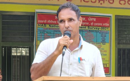 ਸਰਕਾਰੀ ਸੀਨੀਅਰ ਸੈਕੰਡਰੀ ਸਮਾਰਟ ਸਕੂਲ ਹਾਕੂਵਾਲਾ ਦੇ ਲੈਕਚਰਾਰ ਨੇ ਪਹਿਲਾ ਸਥਾਨ ਕੀਤਾ ਹਾਸਿਲ