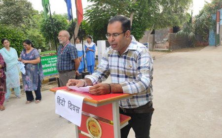 ਸਰਕਾਰੀ ਸੀਨੀਅਰ ਸੈਕੰਡਰੀ ਸਕੂਲ ਡੱਬਵਾਲੀ ਢਾਬ ਵਿਖੇ ਮਨਾਇਆ ਗਿਆ 'ਹਿੰਦੀ ਦਿਵਸ'