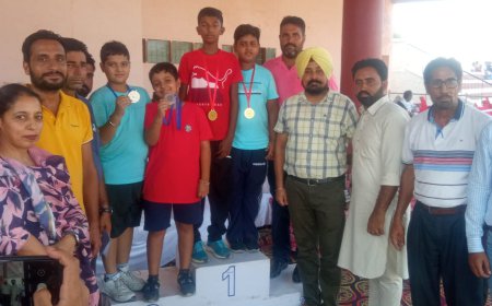 ਹੋਲੀ ਏਂਜਲ ਸਕੂਲ ਮਲੋਟ ਦੇ ਵਿਦਿਆਰਥੀ ਨੇ ਜ਼ਿਲ੍ਹਾ ਪੱਧਰੀ ਖੇਡ ਮੁਕਾਬਲੇ ਵਿੱਚ ਕੀਤਾ ਦੂਸਰਾ ਸਥਾਨ ਹਾਸਿਲ