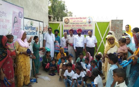 ਸਰਬੱਤ ਦਾ ਭਲਾ ਚੈਰੀਟੇਬਲ ਟਰੱਸਟ ਵੱਲੋਂ ਲੋੜਵੰਦਾਂ ਨੂੰ 600 ਜੋੜੇ ਵੰਡੀਆਂ ਗਈਆਂ ਚੱਪਲਾਂ