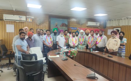 ਪੰ.ਸ.ਮ.ਸ ਯੂਨੀਅਨ ਦੀ ਹੋਈ ਚੋਣ, ਖੁਸ਼ਕਰਨਜੀਤ ਸਿੰਘ ਦੂਸਰੀ ਵਾਰ ਬਣੇ ਸਰਵਸੰਮਤੀ ਨਾਲ ਜਿਲ੍ਹਾ ਪ੍ਰਧਾਨ