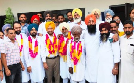 ਵਿਧਾਇਕ ਕਾਕਾ ਬਰਾੜ ਦੀ ਮੌਜੂਦਗੀ ਵਿੱਚ ਗੁਰਦਿੱਤ ਸਿੰਘ ਸੰਧੂ ਚੇਅਰਮੈਨ ਅਤੇ ਸੁਖਪਾਲ ਸਿੰਘ ਸਿੱਧੂ ਬਣੇ ਪੀ.ਏ.ਡੀ.ਬੀ ਦੇ ਵਾਈਸ ਚੇਅਰਮੈਨ