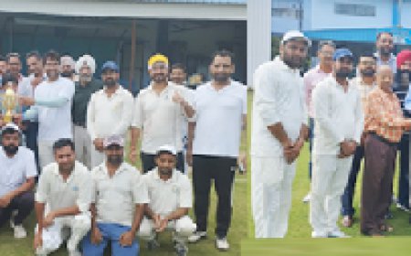 ਖੇਡਾਂ ਵਤਨ ਪੰਜਾਬ ਦੀਆਂ ਤਹਿਤ' ਡੀ.ਸੀ-11 ਅਤੇ ਸਮੈਂਗੋ-11 ਵਿਚਕਾਰ ਖੇਡਿਆ ਗਿਆ ਫਰੈਂਡਲੀ ਕ੍ਰਿਕੇਟ ਮੈਚ